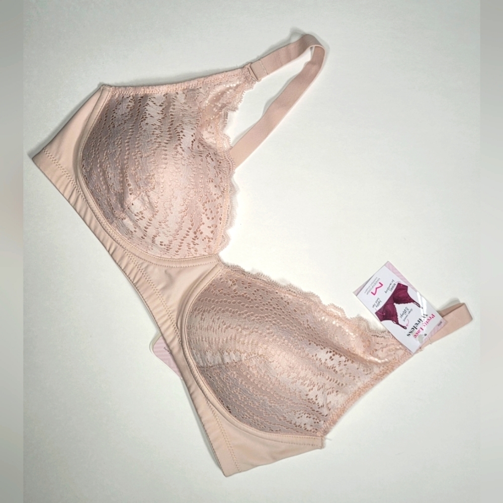 Maidenform Blush Lace Underwire Bra Full Coverage - Picture 6 of 11